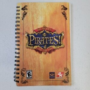 Sid Meiers Pirates Live the Life PC Game Manual Spiral Bound 2K Games 2004